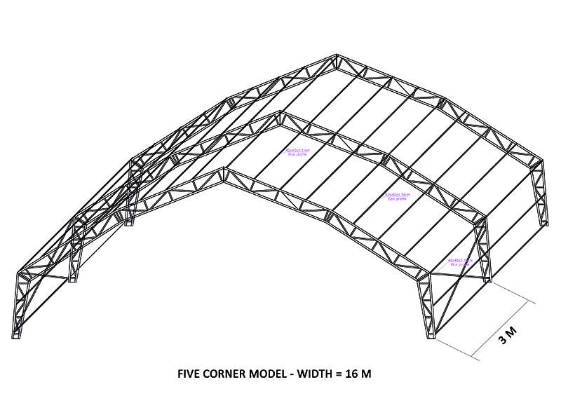 Gulecyuz Tent Five Corner Model 16M